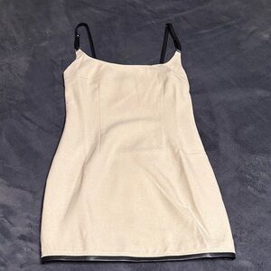 Elegant Cream Slip Dress